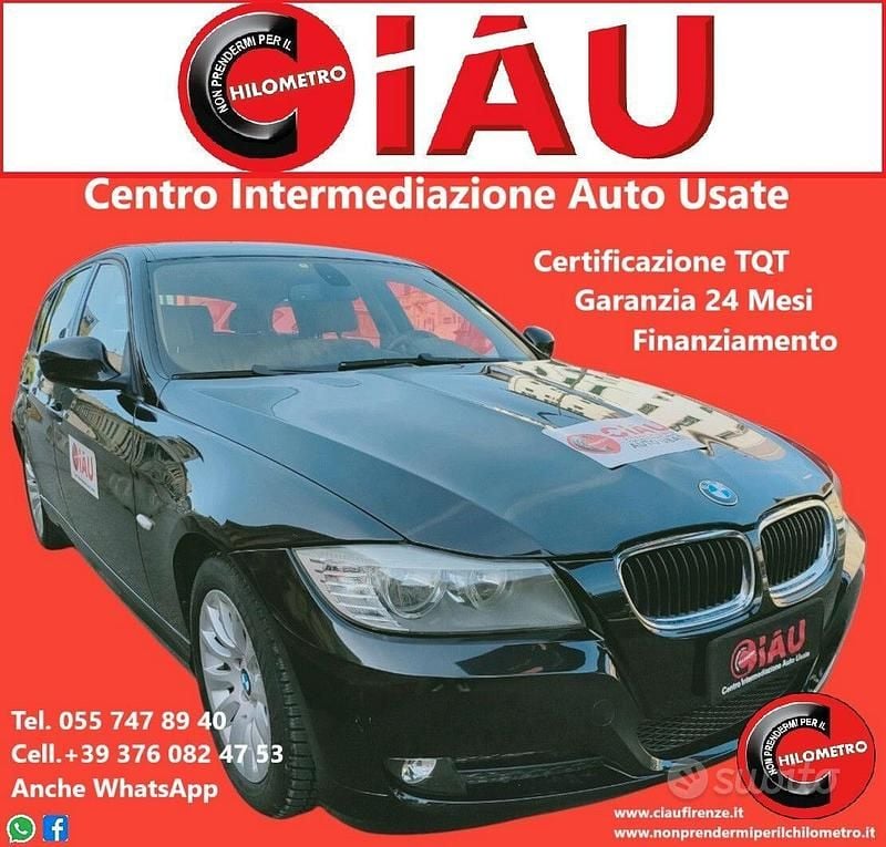 Usata BMW 320 Efficient Dynamics 177 CV (130 kW) 2009 Nero Station wagon