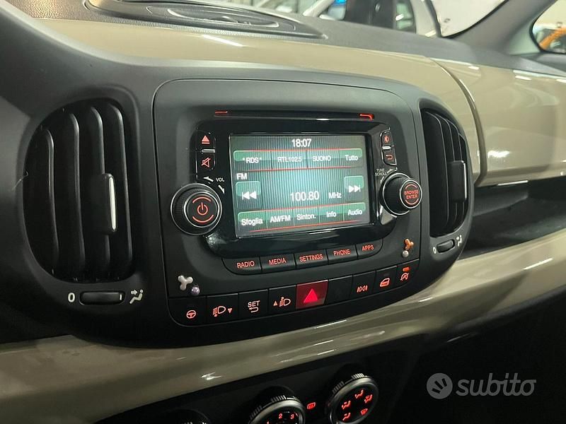 Usata Fiat 500L 95 CV (69 kW) 2017 Beige Monovolume