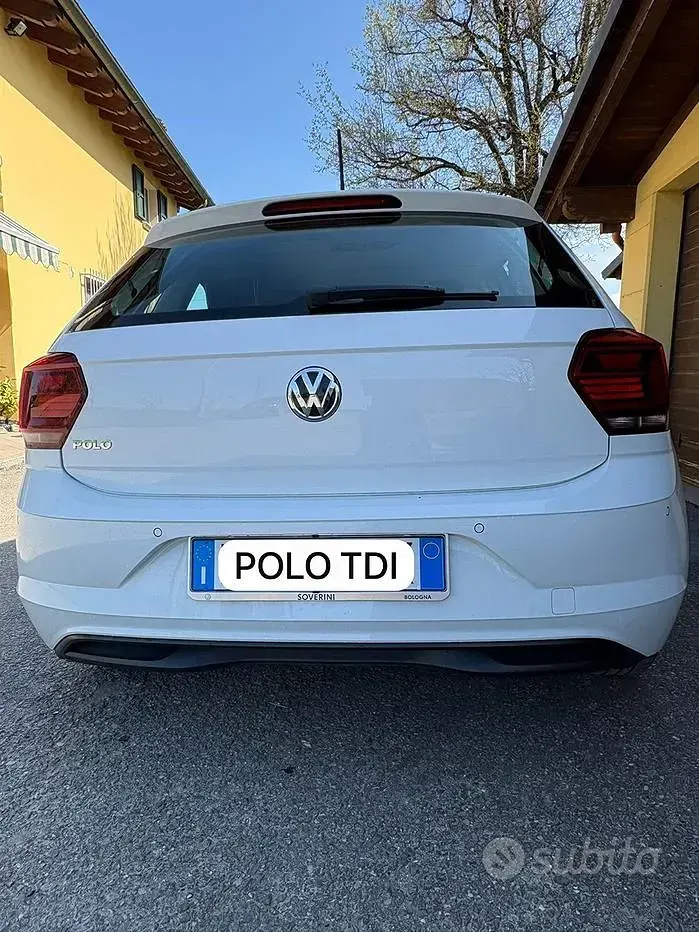 Usata VW Polo 80 CV (58 kW) 2019 Bianco Utilitaria