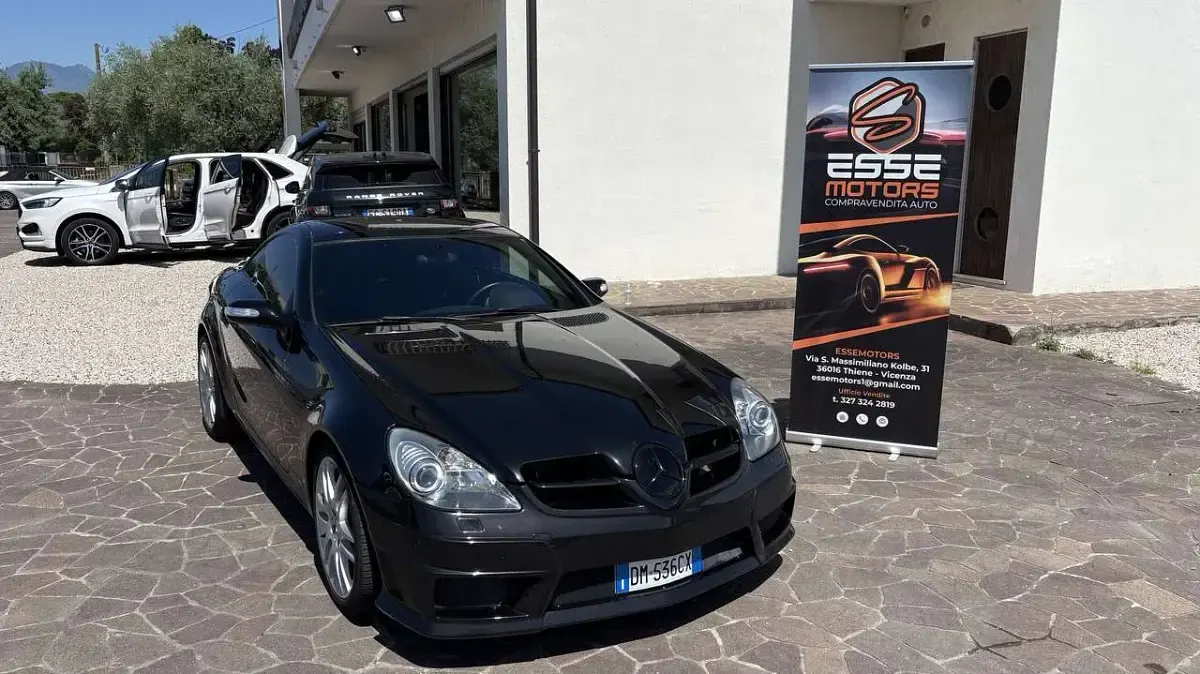Usata Mercedes SLK200 163 CV (119 kW) 2008 Nero Cabrio