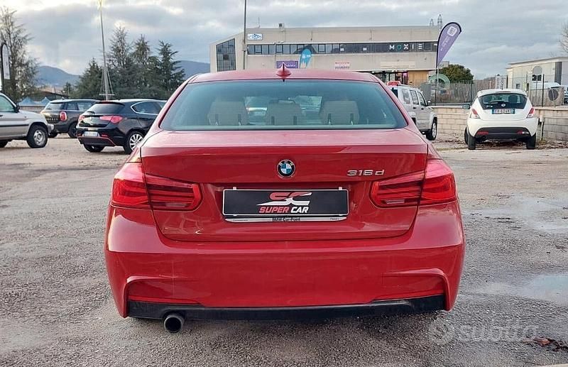 Usata BMW 316 M Sport 116 CV (85 kW) 2015 Rosso Berlina