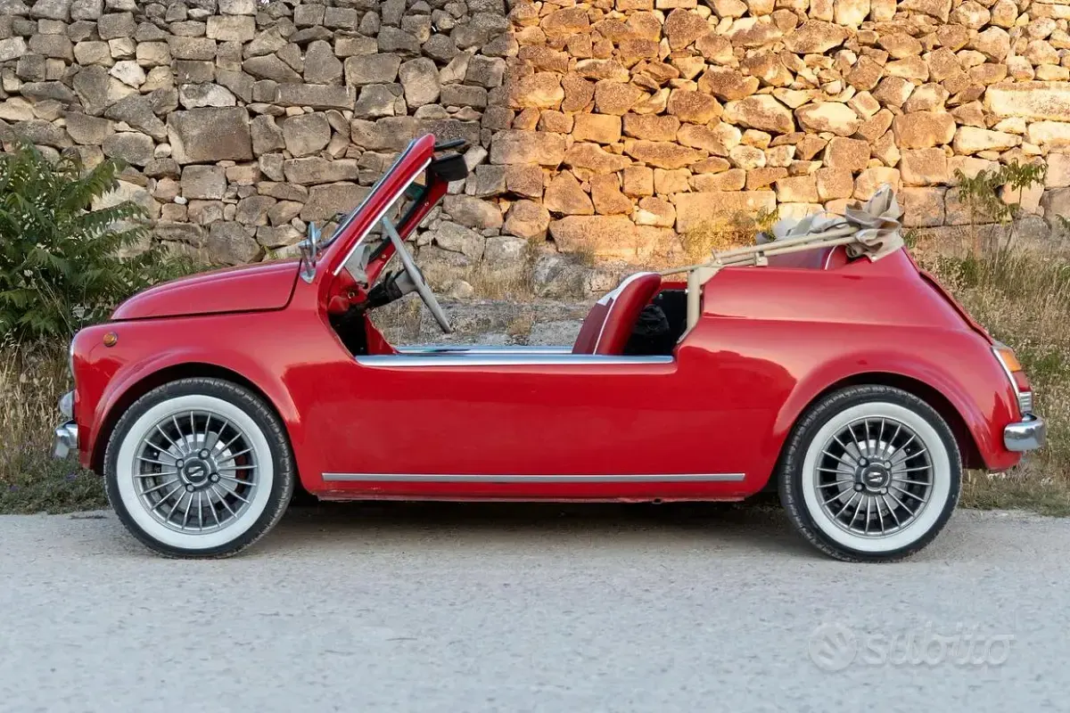 Usata Fiat 500 1970 Rosso Utilitaria