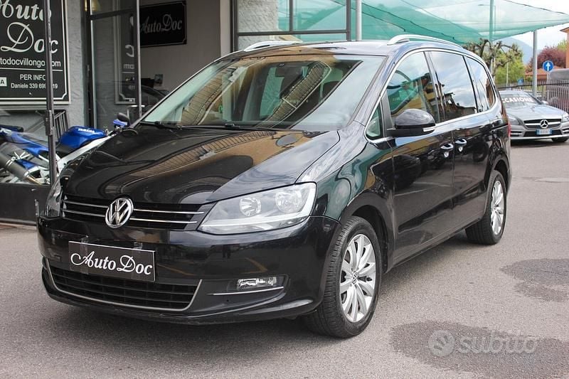 Usata VW Sharan Highline 140 CV (102 kW) 2011 Nero Monovolume
