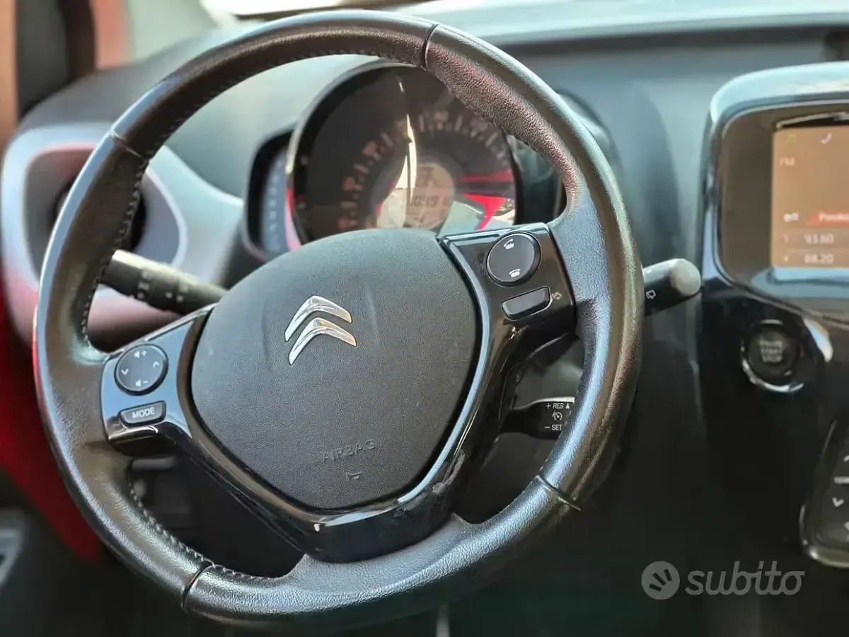 Usata Citroën C1 Shine 69 CV (50 kW) 2018 Rosso Utilitaria