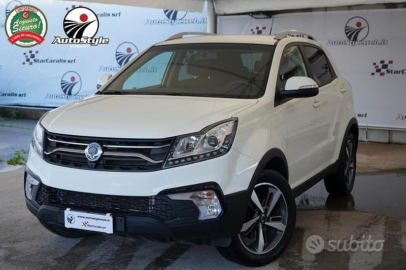Usata Ssangyong (KGM) Korando 178 CV (130 kW) 2018 Bianco SUV