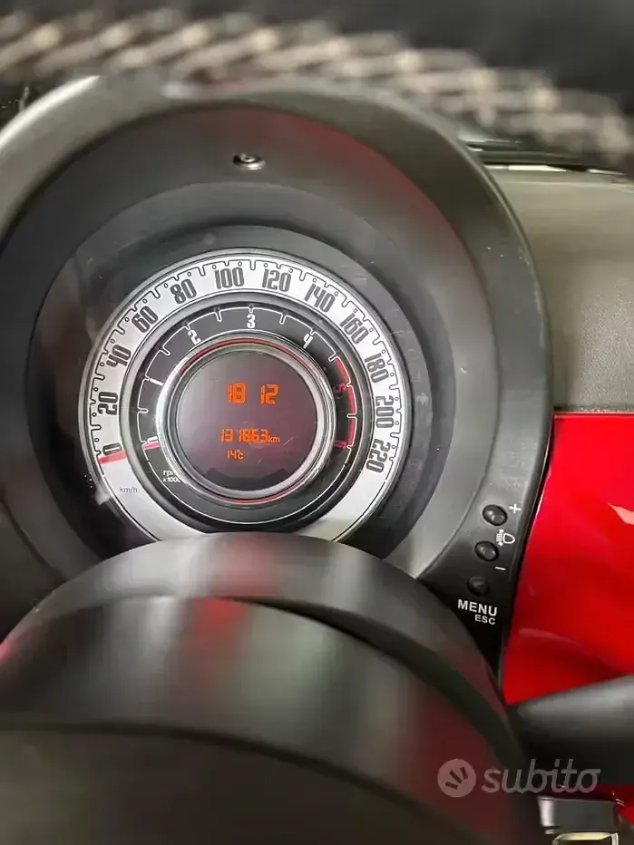 Occasion Fiat 500 75 ch (55 kW) 2014 Rouge Berline