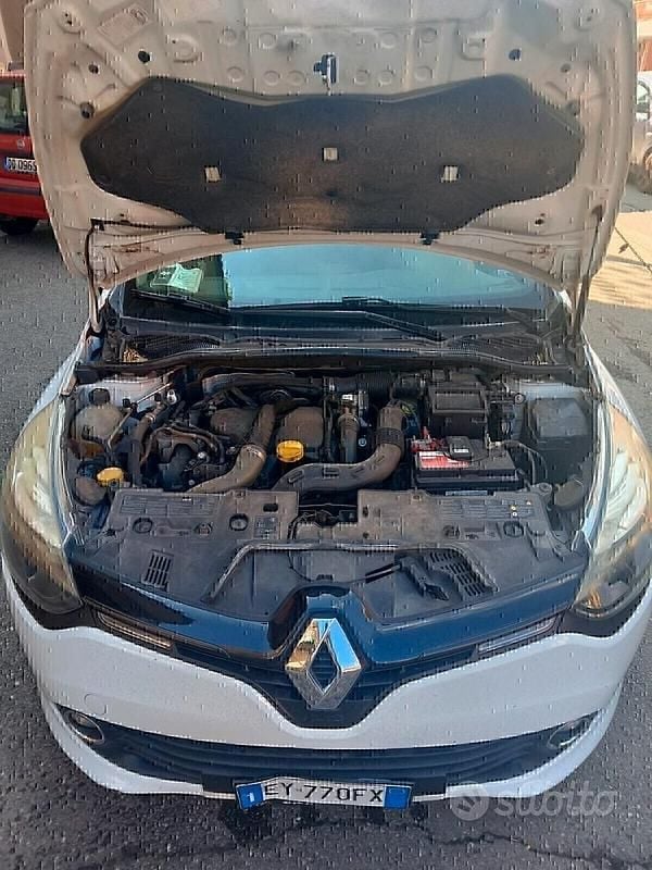Usata Renault Clio IV 75 CV (55 kW) 2015 Bianco Berlina