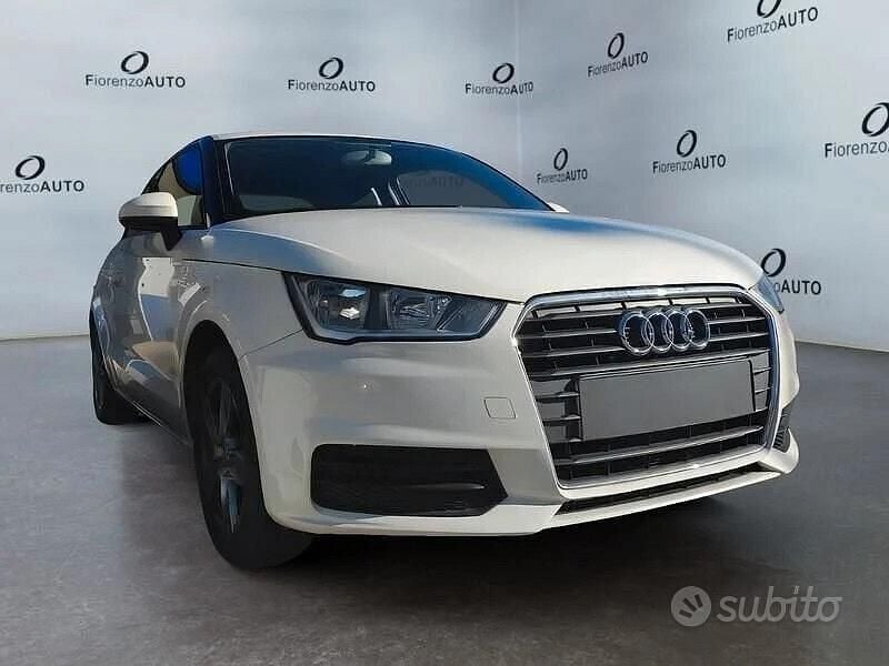Usata Audi A1 89 CV (65 kW) 2015 Bianco Berlina
