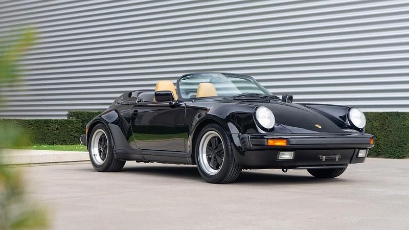 Usata Porsche 911 217 CV (159 kW) 1989 Nero Cabrio