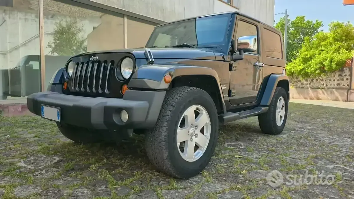 Usata Jeep Wrangler Sahara 177 CV (130 kW) 2008 Nero SUV