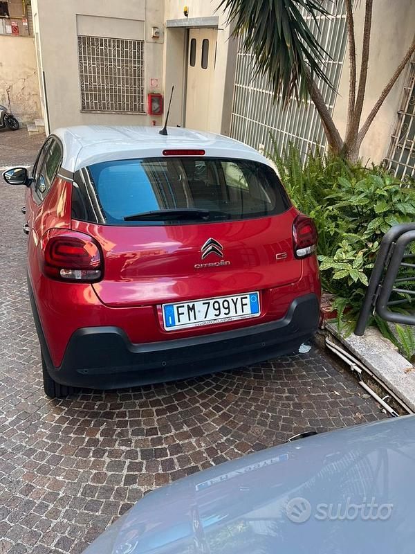 Usata Citroën C3 82 CV (60 kW) 2018 Rosso Utilitaria