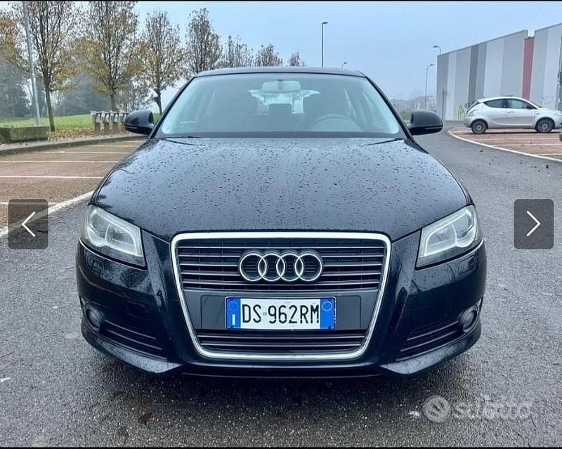 Usata Audi A3 Ambiente 160 CV (117 kW) 2009 Nero Utilitaria