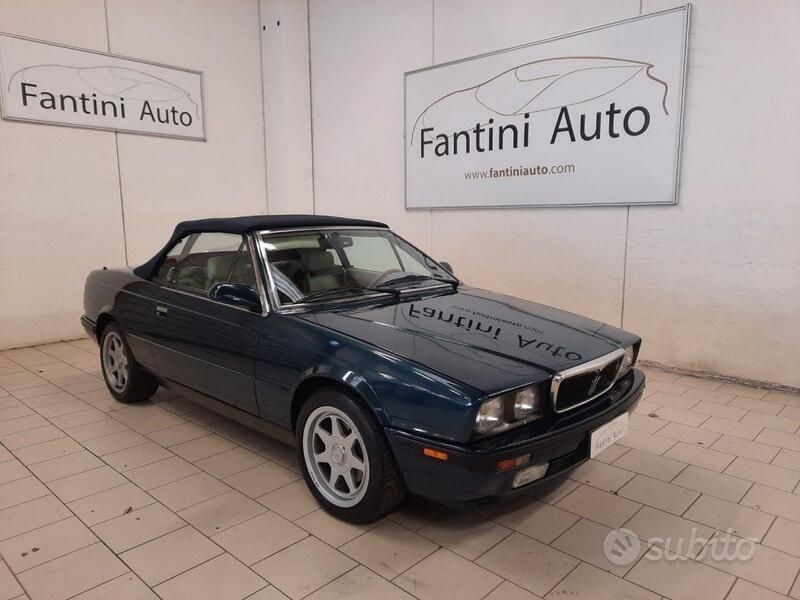 Blu/azzurro Usata 1992 Maserati Biturbo Cabrio | 34.900 € - Immagine 1/4