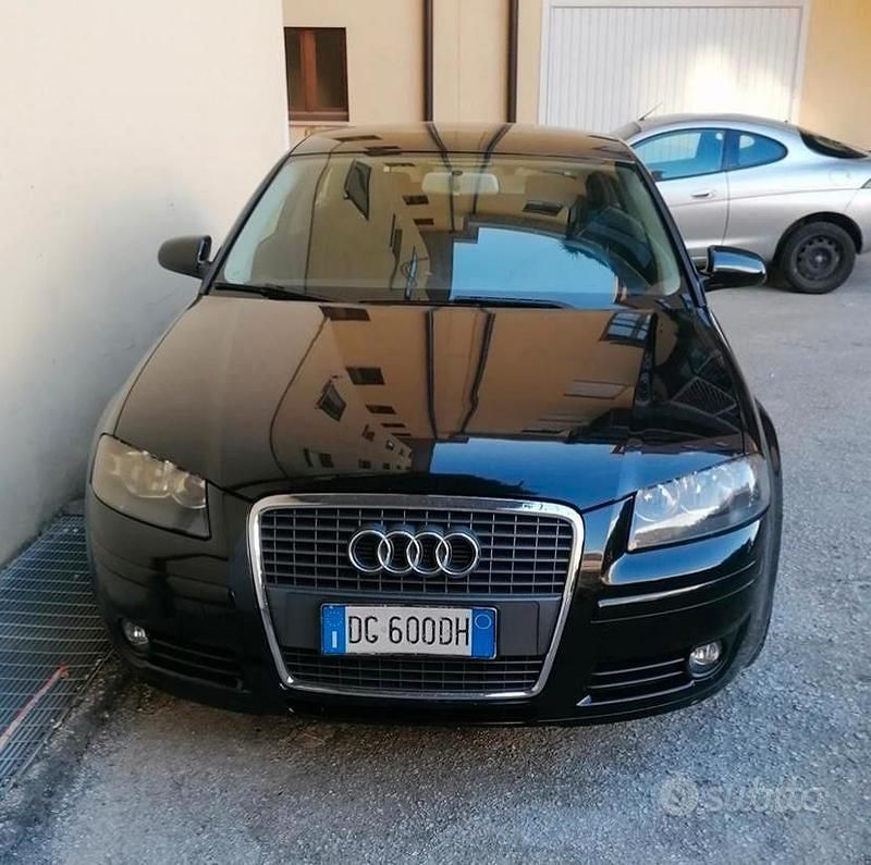 Usata Audi A3 140 CV (102 kW) 2007 Nero Utilitaria