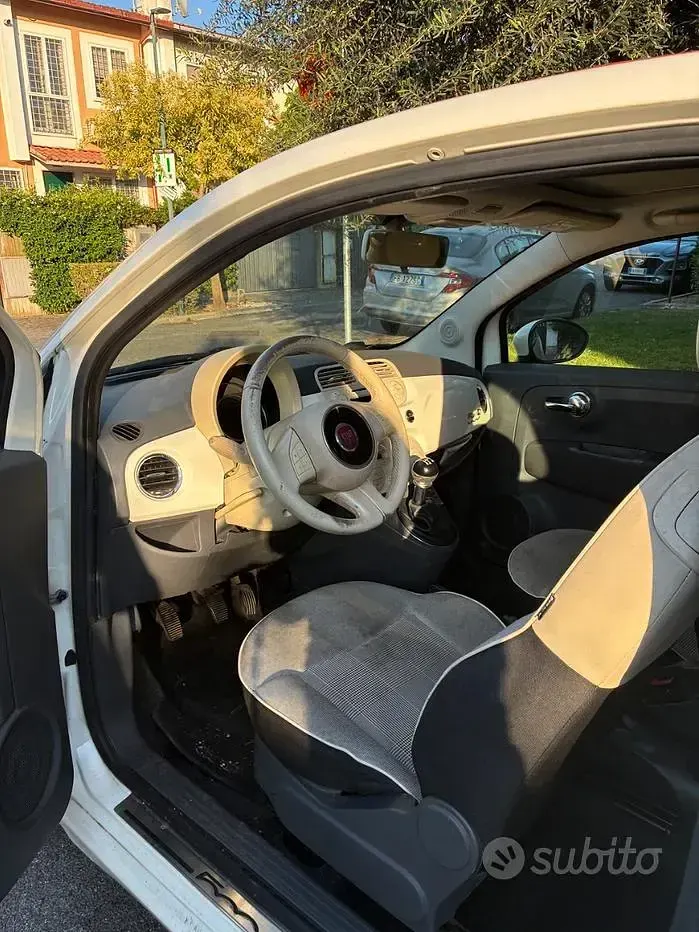 Usata Fiat 500C 69 CV (50 kW) 2015 Bianco Cabrio