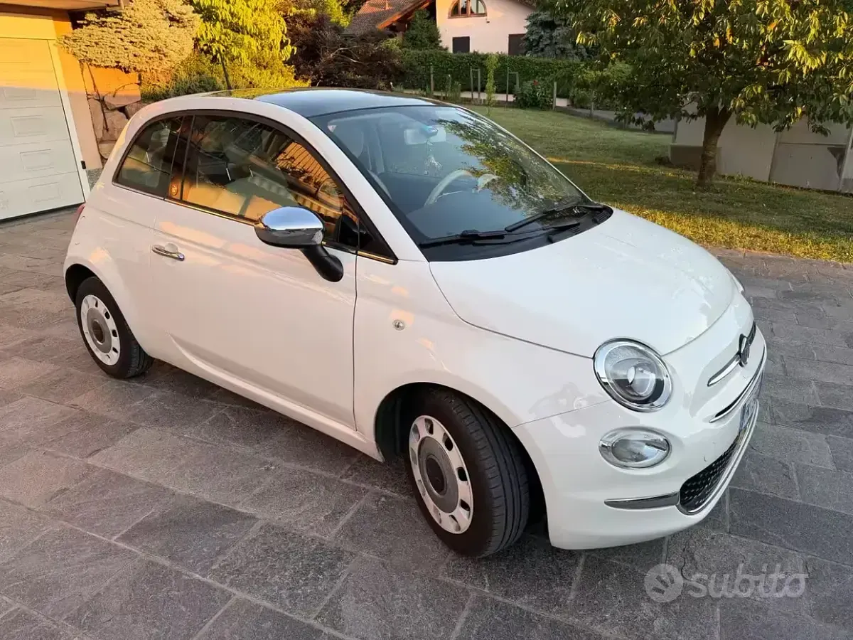 Usata Fiat 500 Lounge 69 CV (50 kW) 2017 Bianco Utilitaria