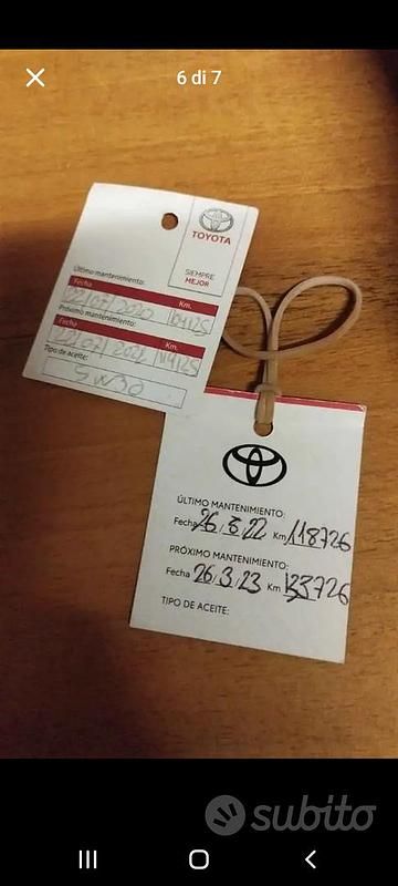 Rosso Usata 2010 Toyota Aygo Due volumi | 3000 € (Ottimo prezzo) - Immagine 1/4
