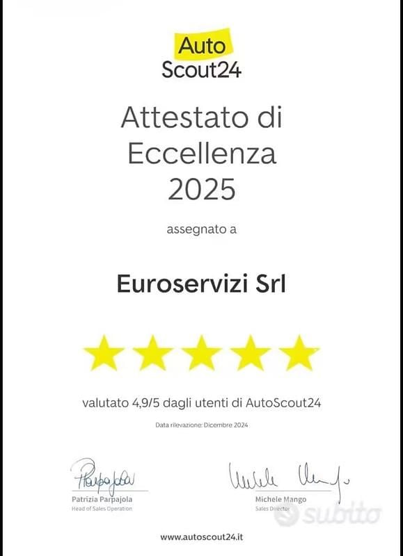 Usata Fiat 500X Business 120 CV (88 kW) 2018 Grigio SUV