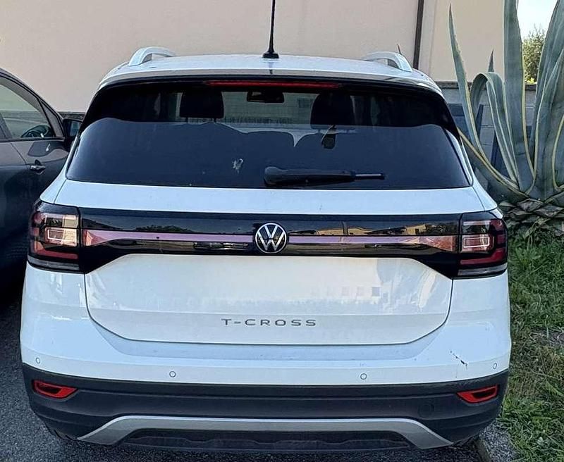 Usata VW T-Cross Advance 110 CV (80 kW) 2021 Bianco SUV