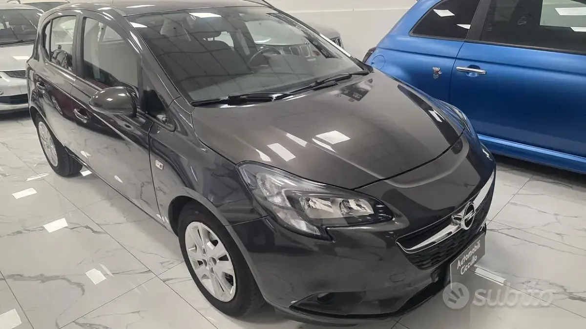 Usata Opel Corsa Edition 69 CV (50 kW) 2015 Grigio Utilitaria