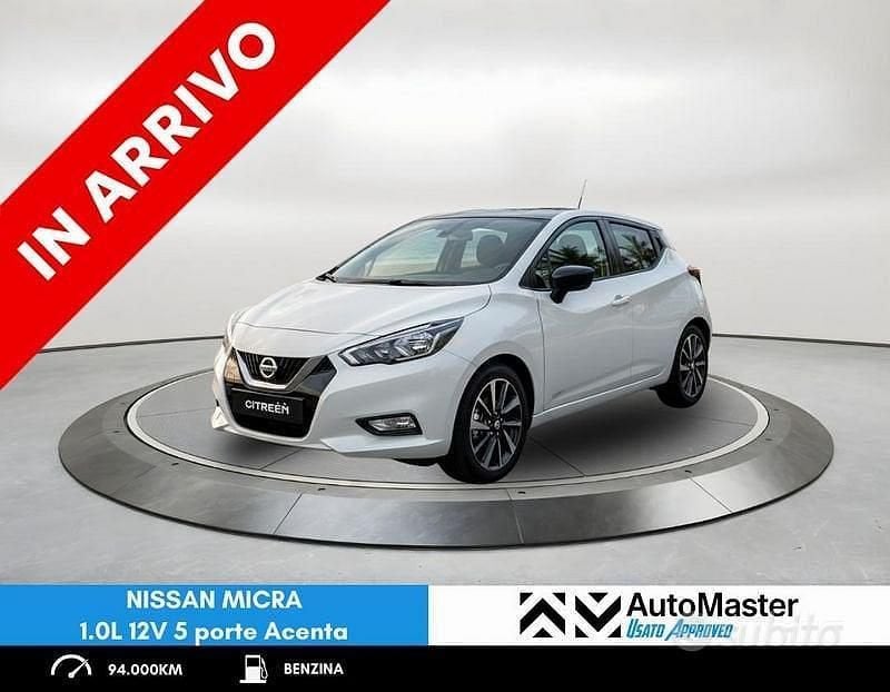 Usata Nissan Micra Acenta 71 CV (52 kW) 2017 Bianco Utilitaria