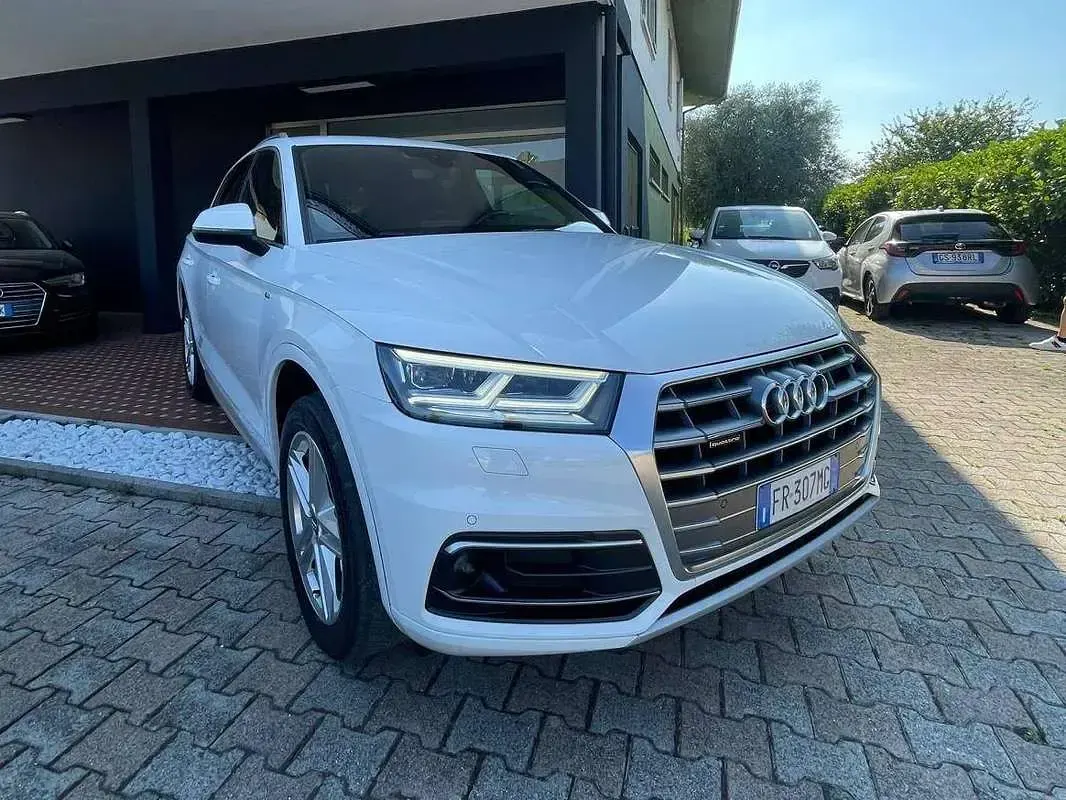 Usata Audi Q5 S-line plus 190 CV (139 kW) 2018 Bianco SUV