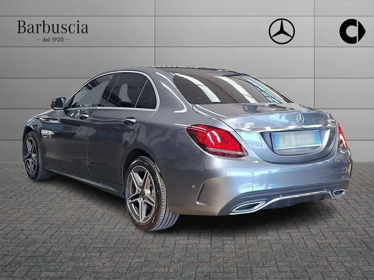 Usata Mercedes C220 Premium 194 CV (142 kW) 2019 Argento Berlina