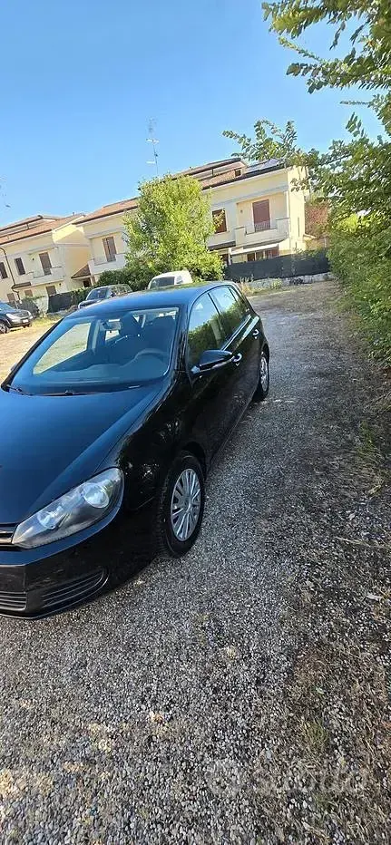 Usata VW Golf VI United 80 CV (58 kW) 2011 Nero Berlina