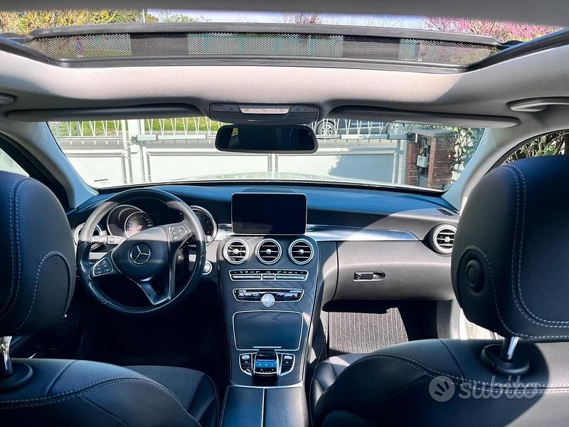 Usata Mercedes C180 Premium 2015 Bianco Station wagon