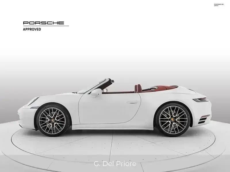 Usata Porsche 911 Carrera 4S Cabriolet 450 CV (330 kW) 2023 Bianco Cabrio