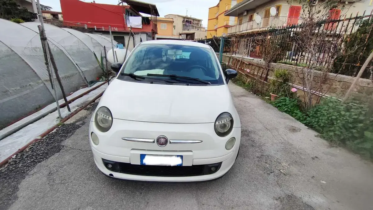Usata Fiat 500 Pop 69 CV (50 kW) 2009 Bianco Cabrio