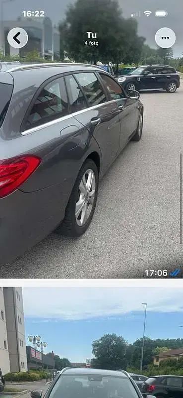 Usata Mercedes C220 170 CV (125 kW) 2018 Grigio Station wagon