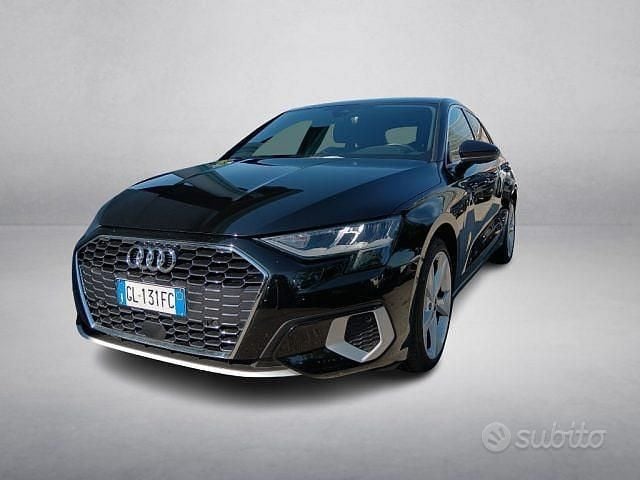 Usata Audi A3 Advanced 150 CV (110 kW) 2022 Nero Berlina