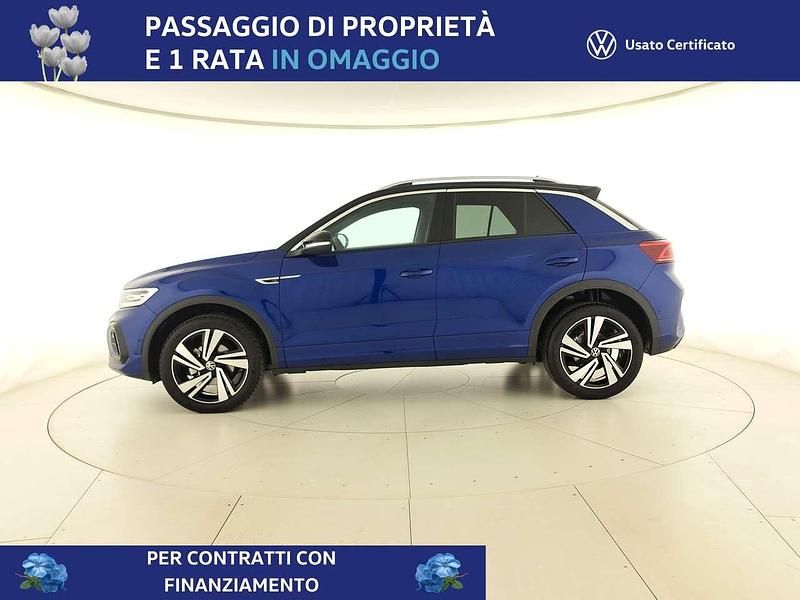 Usata VW T-Roc R-line Plus 150 CV (110 kW) 2025 Lapiz blue metallizzato nero SUV