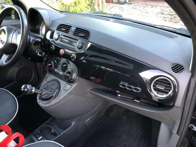 Usata Fiat 500 Lounge 69 CV (50 kW) 2015 Nero Utilitaria