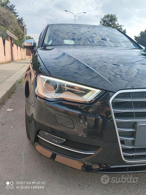 Usata Audi A3 150 CV (110 kW) 2017 Nero Berlina