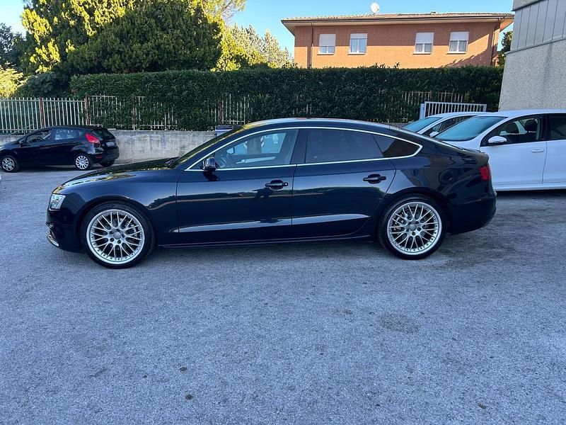 Usata Audi A5 S-Line 177 CV (130 kW) 2012 Nero Berlina