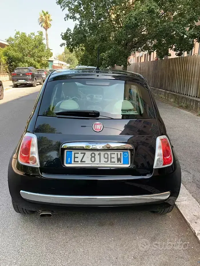 Usata Fiat 500 69 CV (50 kW) 2015 Nero Berlina