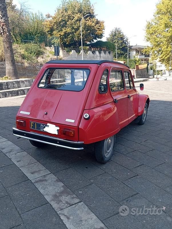 Usata Citroën Dyane 1983 Rosso Utilitaria