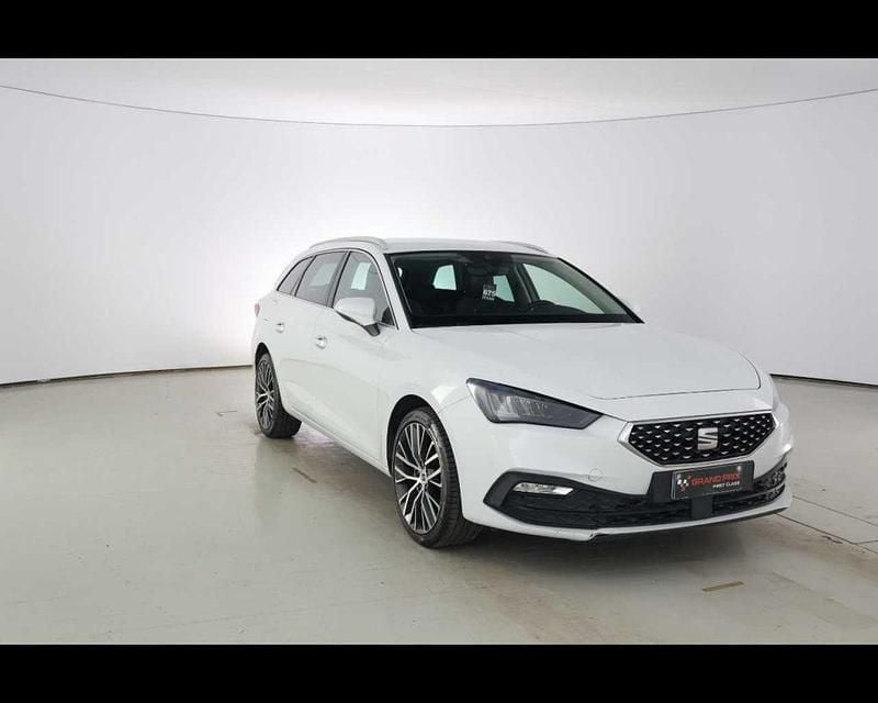 Usata Seat Leon XCELLENCE 150 CV (110 kW) 2021 Bianco Station wagon