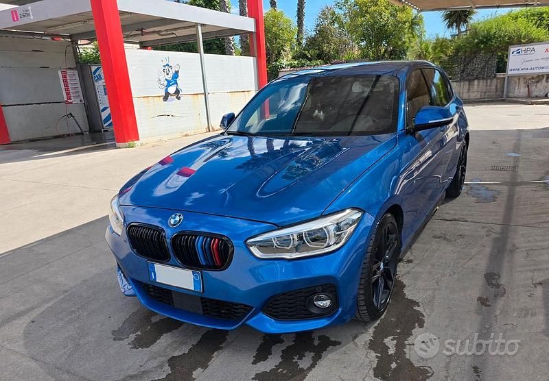 Usata BMW 125 M Sport 224 CV (164 kW) 2018 Blu Utilitaria