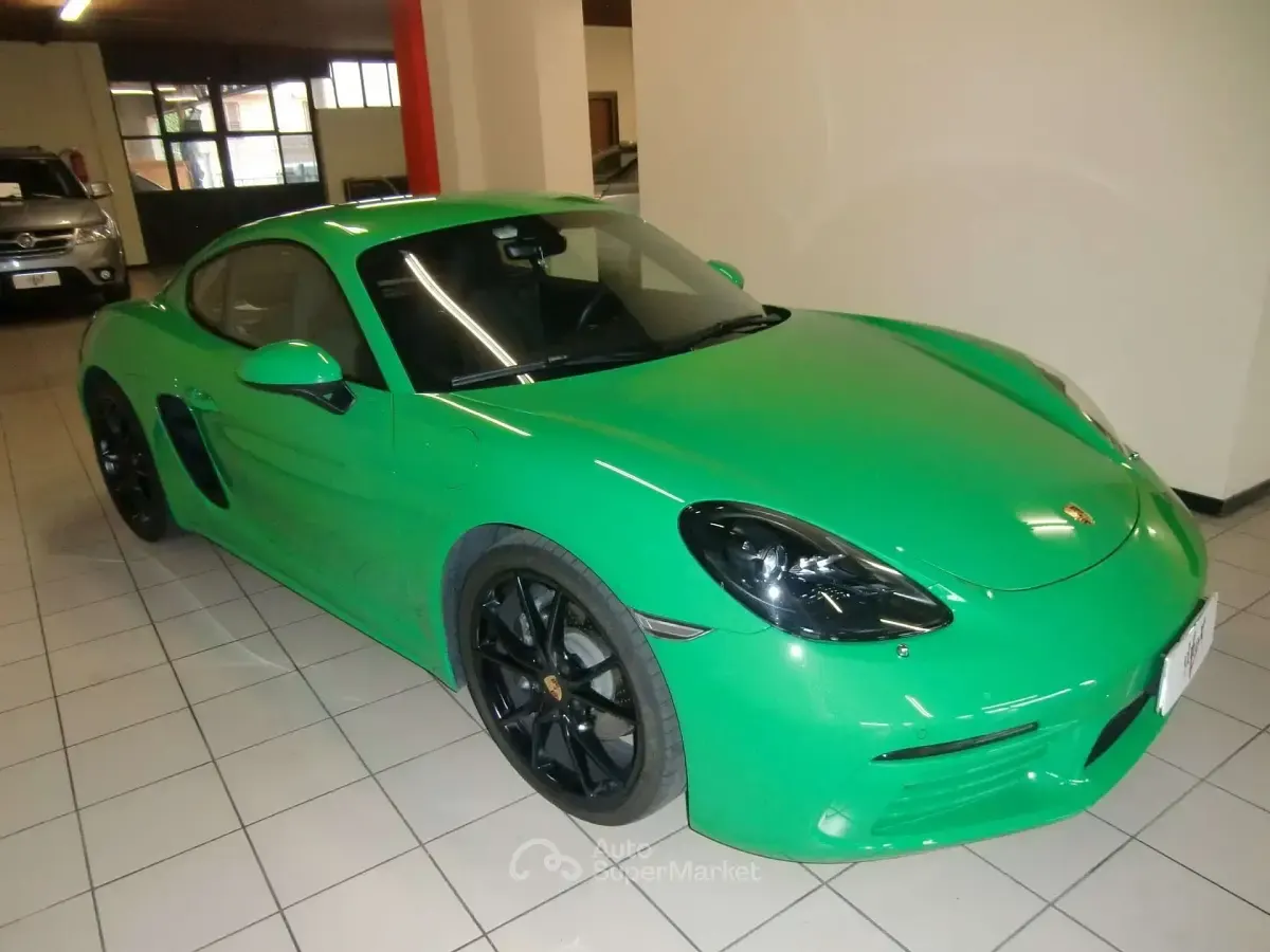 Usata Porsche 718 Cayman 299 CV (219 kW) 2023 Verde Coupé