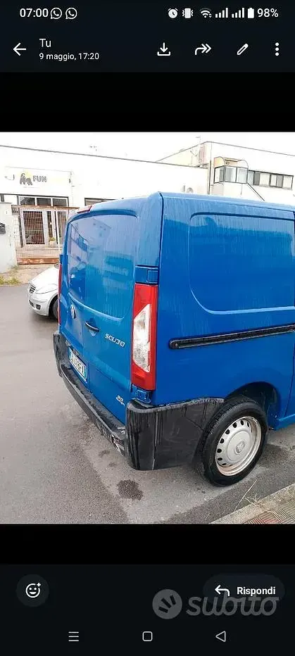 Usata Fiat Scudo Comfort 90 CV (66 kW) 2010 Bluazzurro