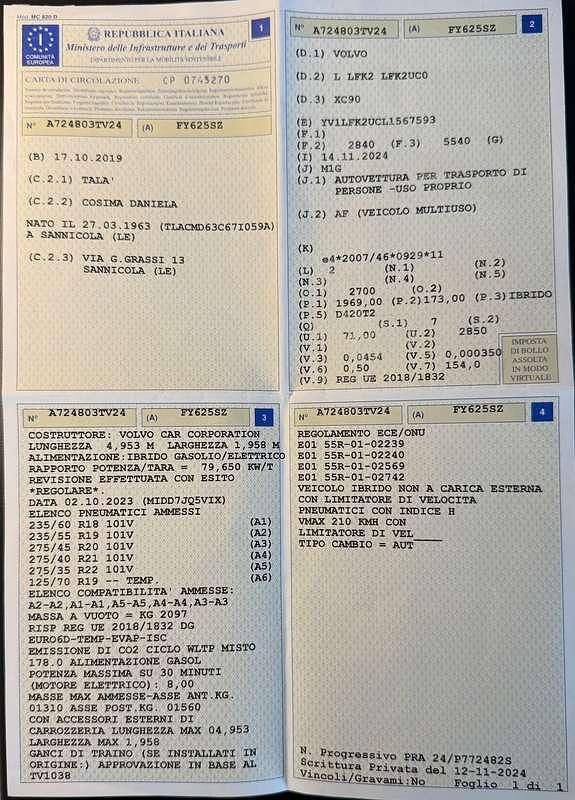 Usata 2019 Volvo XC90 Inscription SUV | 37.000 € (Buon prezzo) - Immagine 1/4