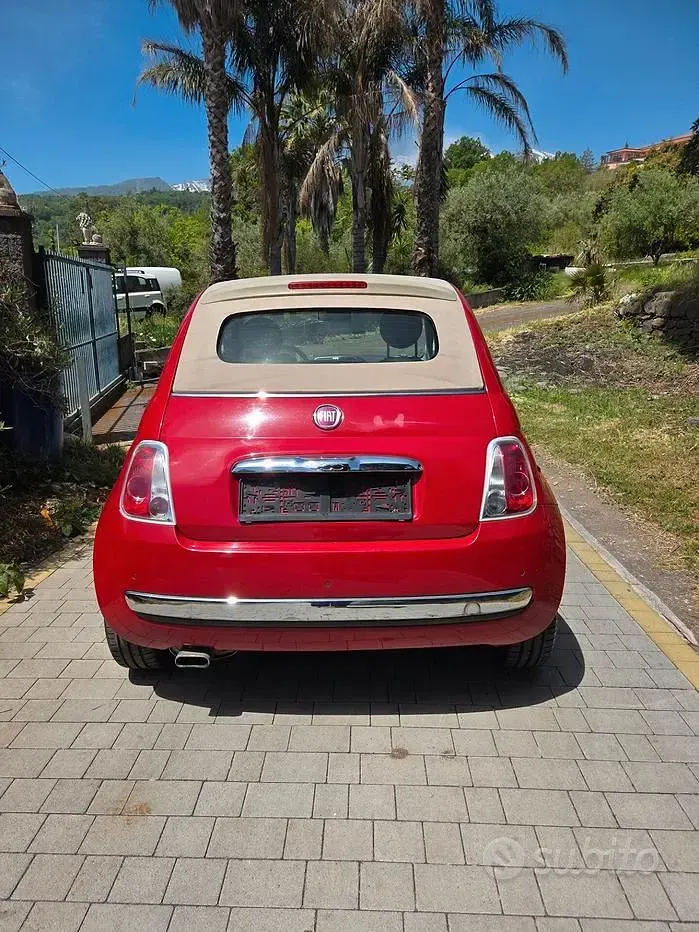 Occasion Fiat 500C Lounge 69 ch (50 kW) 2013 Rouge Cabriolet