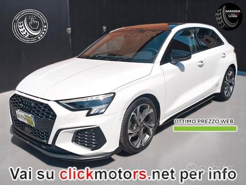 Bianco Usata 2022 Audi A3 Sportback e-tron S-Line Due volumi | 26.500 € (Cara) - Immagine 1/4