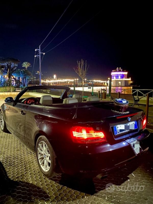 Usata BMW 120 Cabriolet 177 CV (130 kW) 2008 Nero Cabrio