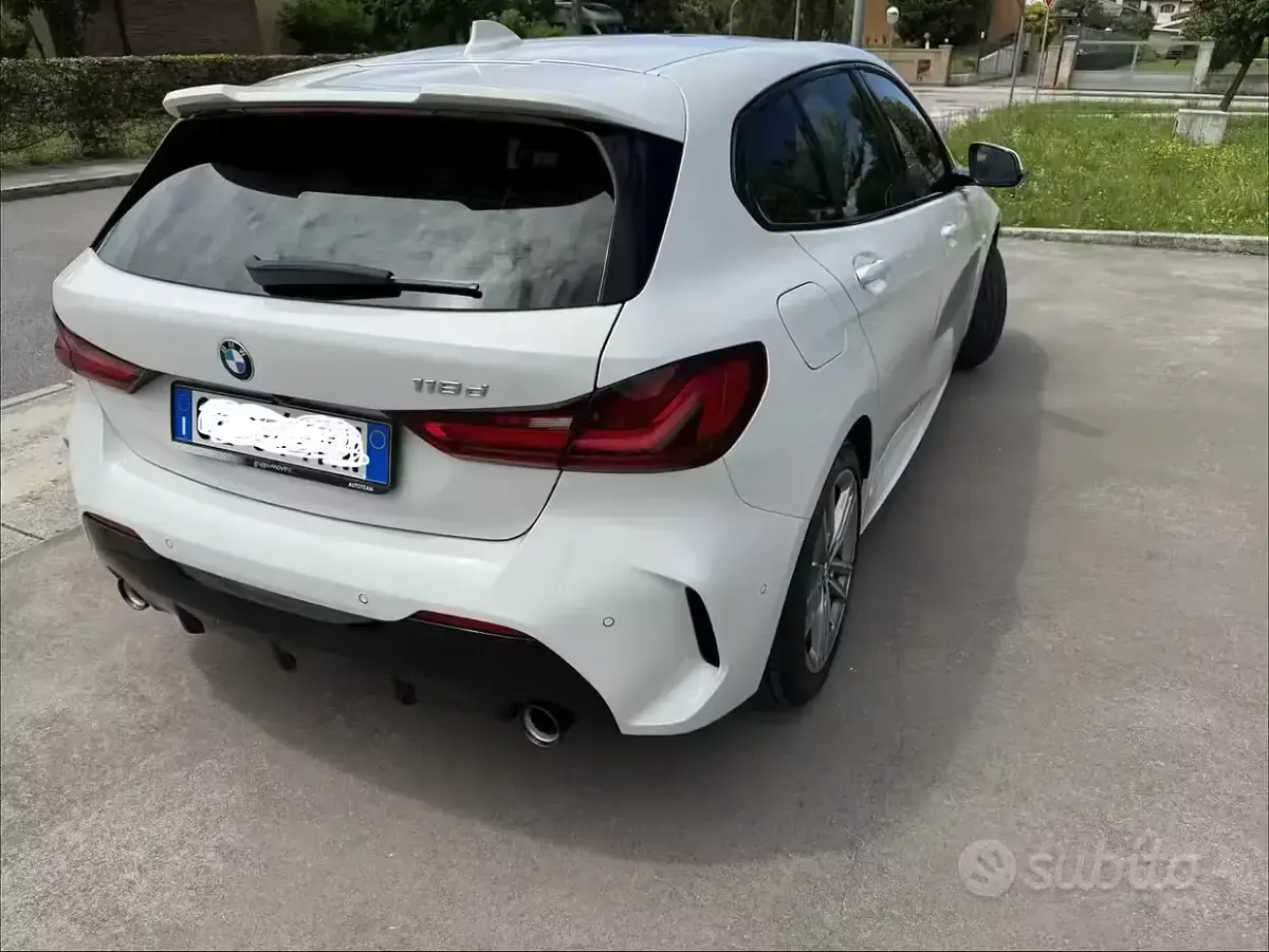 Usata BMW 118 M Sport 150 CV (110 kW) 2021 Bianco Utilitaria