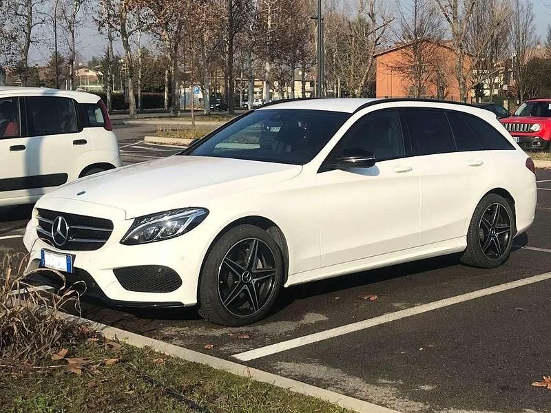 Usata Mercedes C220 Premium Plus 177 CV (130 kW) 2016 Bianco Station wagon