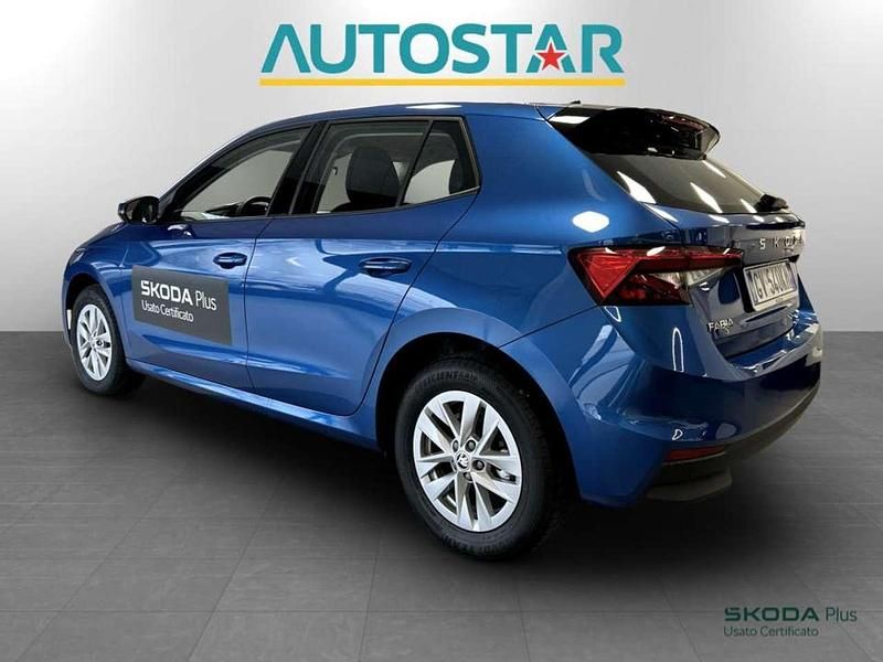 Usata Skoda Fabia Selection 80 CV (58 kW) 2024 Blu race metallizzato Berlina
